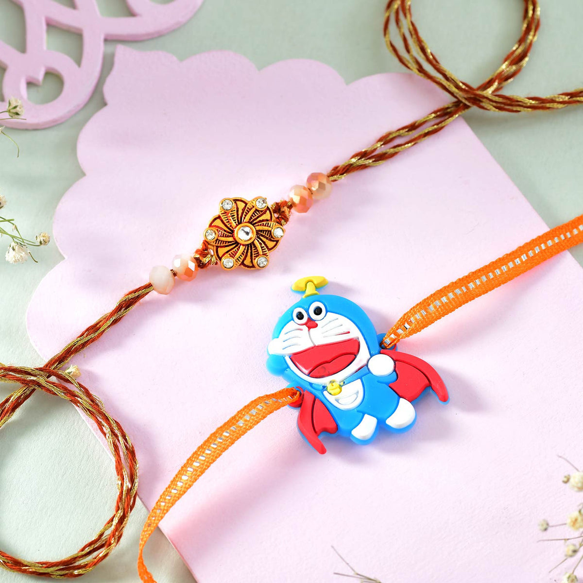 Bhai Rakhi & Doraemon Kids Rakhi Set with Snickers
