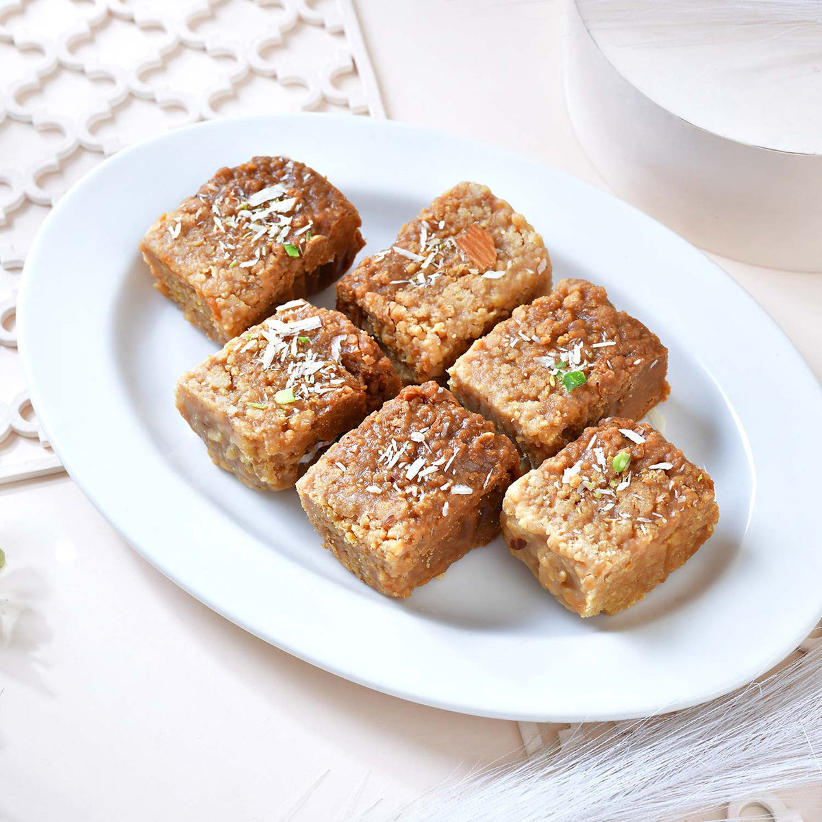 Exquisite Bhaiya Bhabhi Meenakari Rakhi Set with Milk Cake