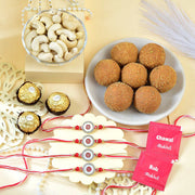 Four Ethnic Punjabi Rakhi Celebration Hamper