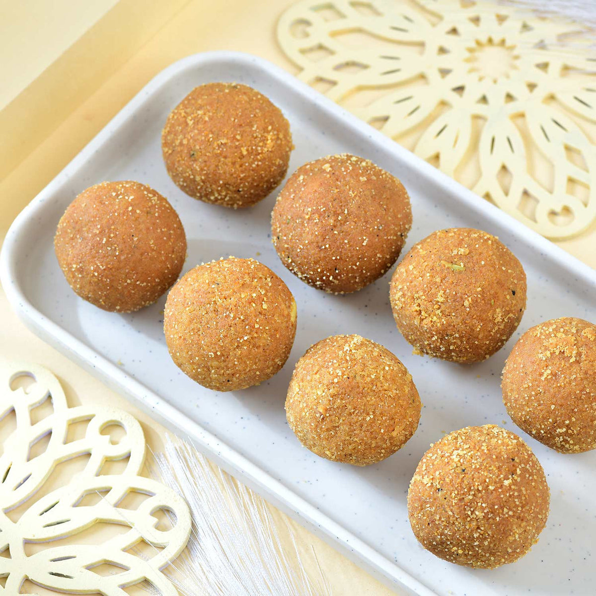 Divine Ik Onkar & Khanda Family Rakhi Set with Besan Laddoo