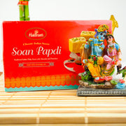 Radha Krishna Statue with Soan Papdi