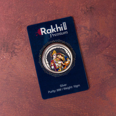999 Silver Radha Krishna Coin