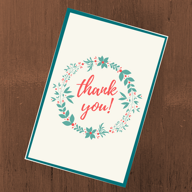 Thank you Greeting Card